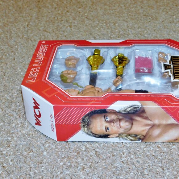 2024 Mattel WWE Ultimate 7" Lex Luger Figure MIB New Monday Night War Wrestling - Picture 4 of 9